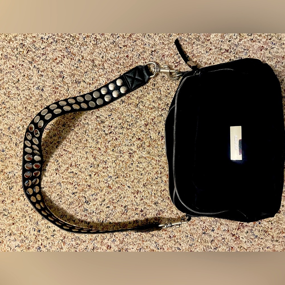 COPY - Steve Madden nylon purse with silver accents on strap